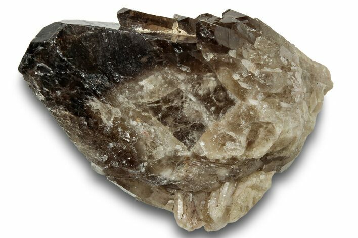 Smoky Citrine Crystal - Lwena, Congo #251336